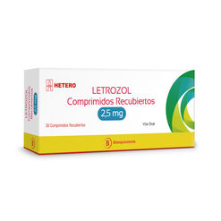 Letrozol 2.5mg x 30 Comprimidos SEVEN PHARMA CHILE SPA