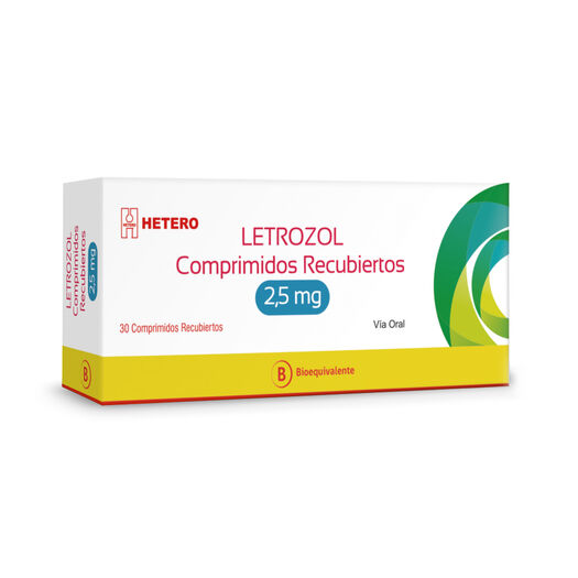 Letrozol 2.5mg x 30 Comprimidos SEVEN PHARMA CHILE SPA, , large image number 0