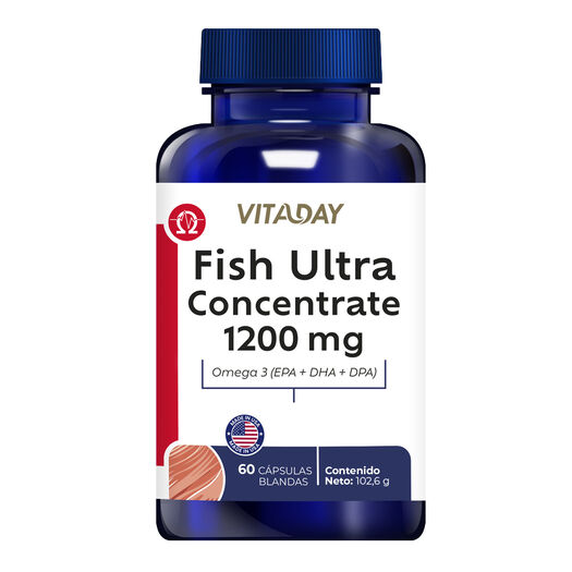 Vitaday Fish Ul Concentrate 1200Mg 60 Cápsulas, , large image number 0