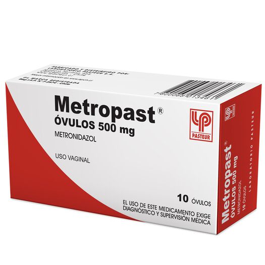 Metropast 500 mg x 10 Óvulos Vaginales, , large image number 0