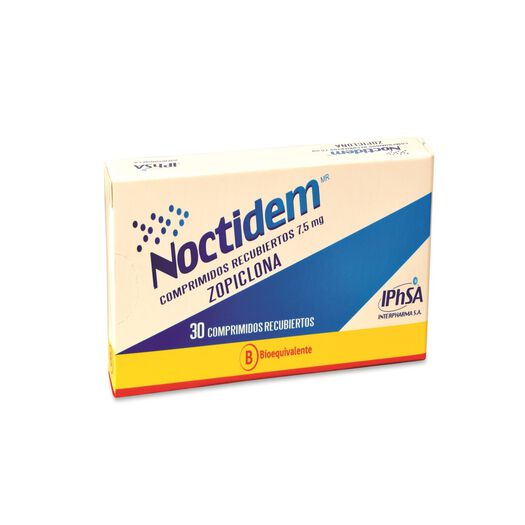 Noctidem 7.5 mg x 30 Comprimidos Recubiertos, , large image number 0