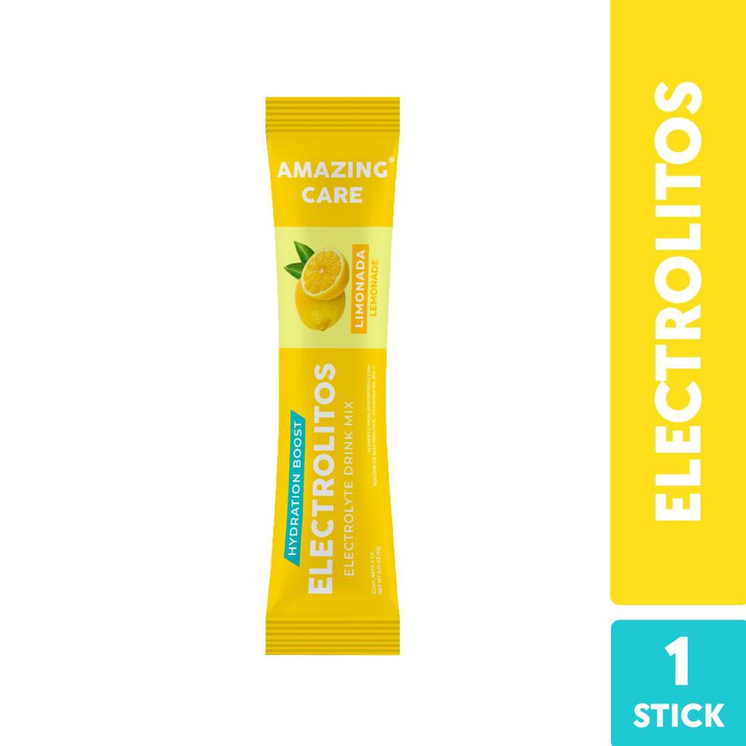 Electrolitos Sabor Limonada 1 Stick 6G, , large image number 0