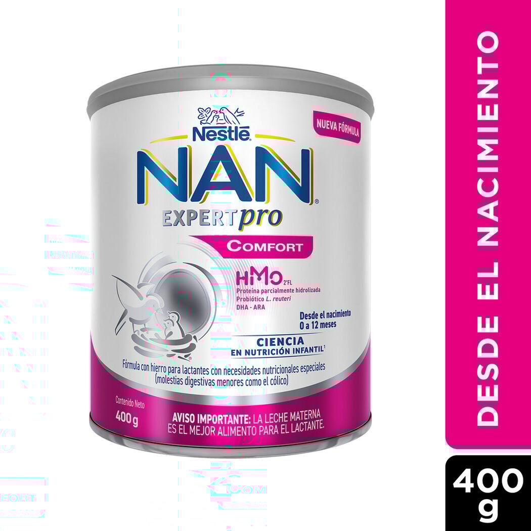 F&oacute;rmula Infantil Nan Expertpro Comfort Etapas 1 y 2 400 g, , large image number 0