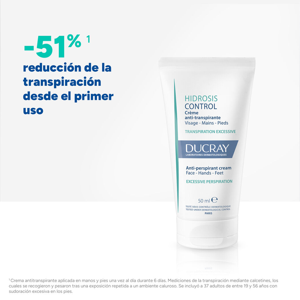 Ducray Crema Hidrosis Control 50 ml, , large image number 2