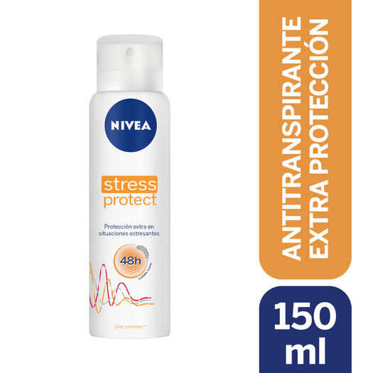 DESODORANTE SPRAY NIVEA STRESS PROTECT 150ML, , large image number 0