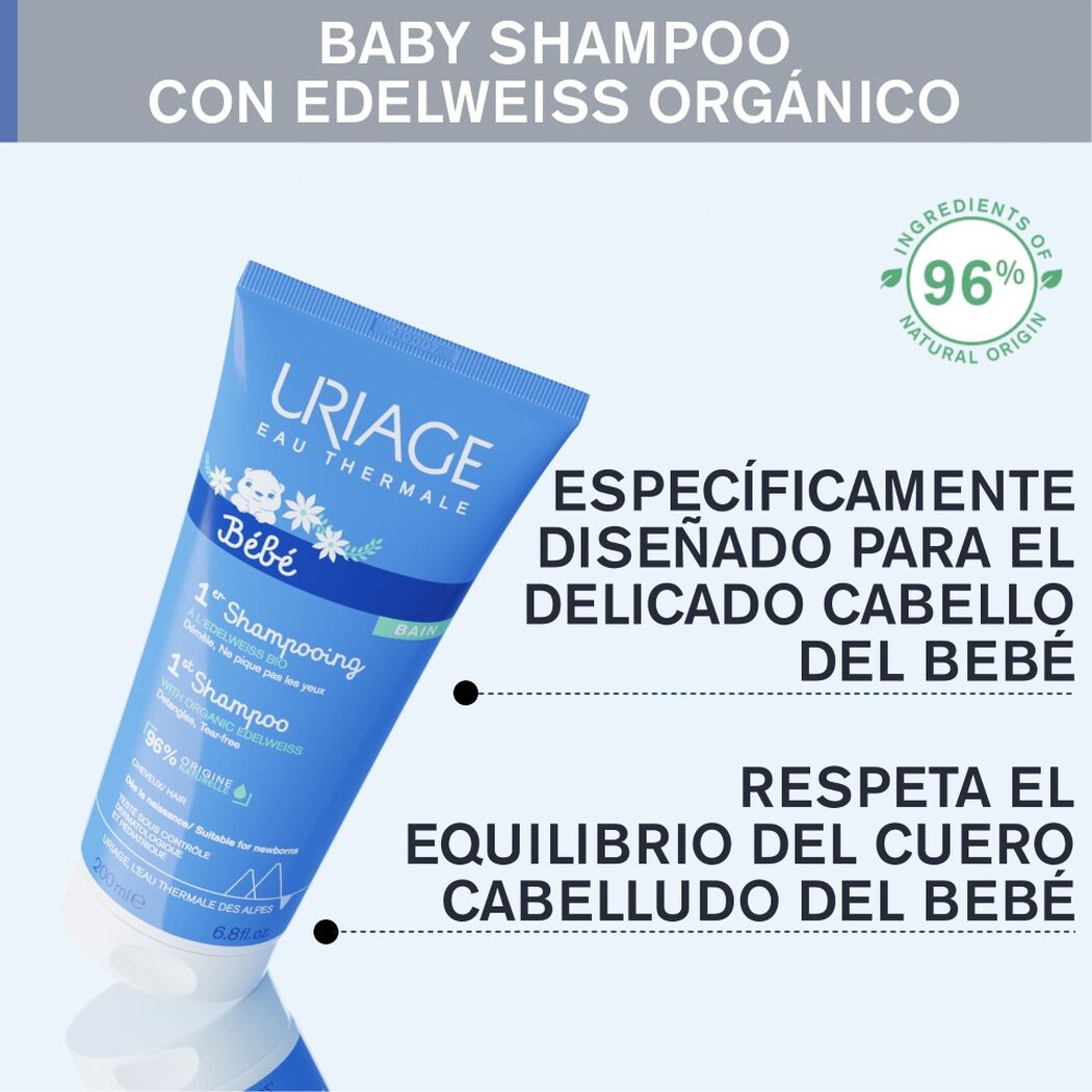 Shampoo Uriage Beb&eacute; 200 mL, , large image number 1