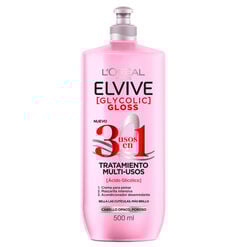 Tratamiento Elvive Glycolic Gloss 3 en 1 Ácido Glicólico 500 mL