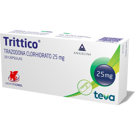 Trittico 25 mg x 20 Cápsulas, , large image number 0