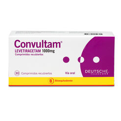 Convultam 1000 mg x 30 Comprimidos Recubiertos