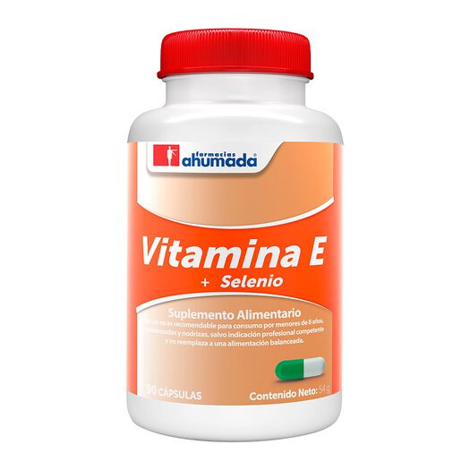 Vitamina E + Selenio 90 Cápsulas, , large image number 0