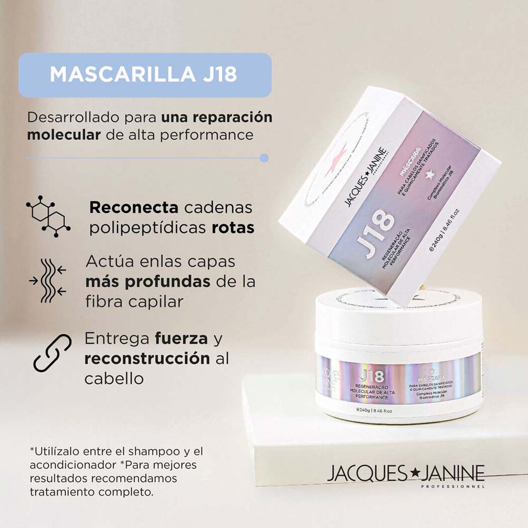 Mascara Jacques Janine J18  Reparación Molecular 80g, , large image number 2