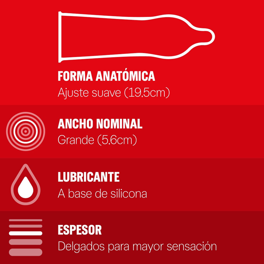 Preservativos Durex Sensitivo Delgado 12 un, , large image number 2