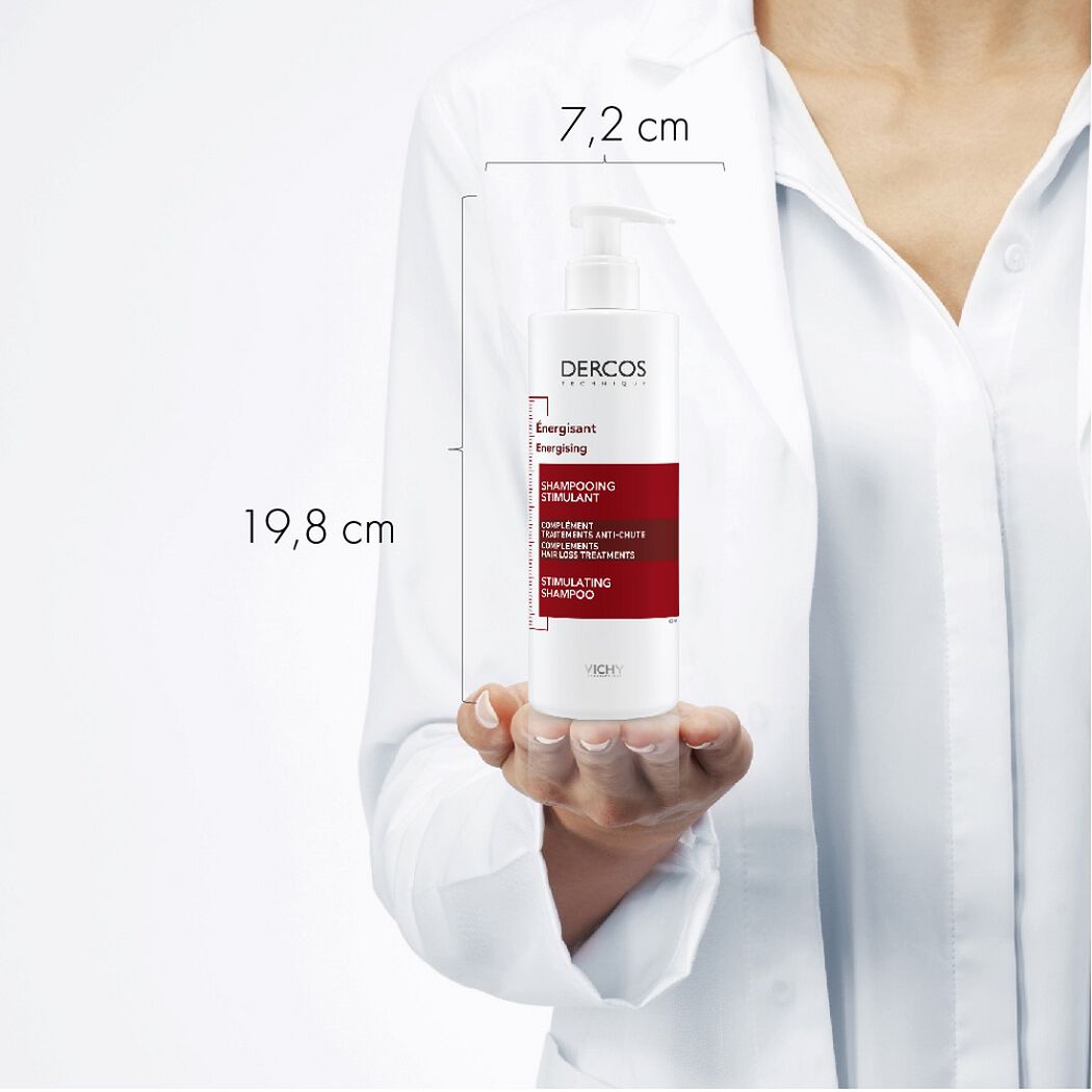 Shampoo Dercos Vichy Anti-Caída Estimulante 400 mL, , large image number 1
