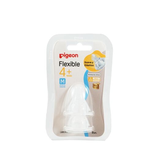 Tetina Repuesto Boca Standard Talla M Pigeon 2 Un, , large image number 1