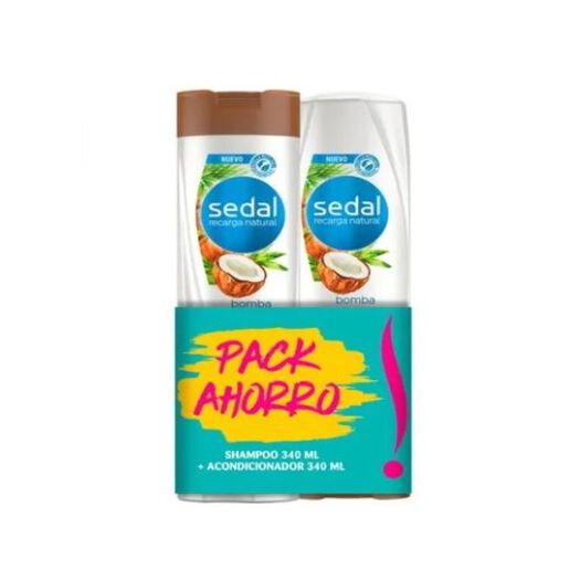 Sedal Pack Shampoo + Acondicionador Restauración Instantánea 340 Ml X 1 Pack, , large image number 1
