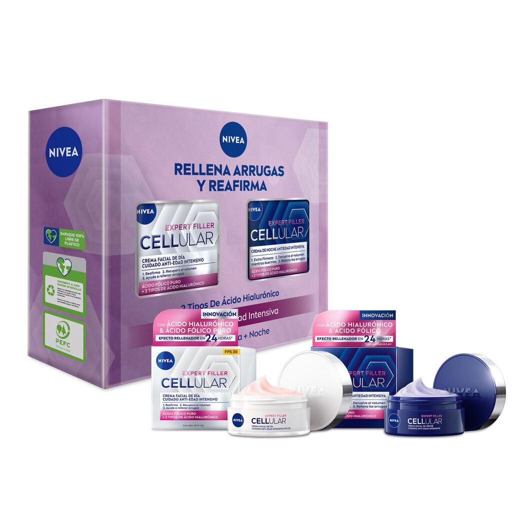 Pack Nivea Cellular Expert Filler D&iacute;a 50 ml + Serum 30 ml D&iacute;a de la madre 2026, , large image number 0