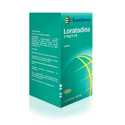Loratadina 5 mg/5 ml x 60 ml Jarabe EUROFARMA CHILE
