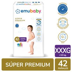 Emubaby Pa&ntilde;ales S&uacute;per Premium Talla XXXG 42 Unidades