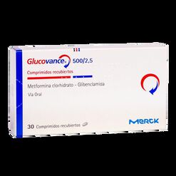 Glucovance 500 mg/2.5 mg x 30 Comprimidos Recubiertos