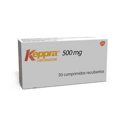 Keppra 500 mg x 30 Comprimidos Recubiertos