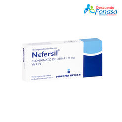 Nefersil 125 mg x 10 Comprimidos Recubiertos