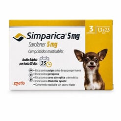 Vet Simparica 5Mg 1.3-2.5Kg 3Comp Mast