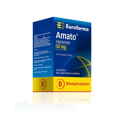 Amato 50 mg x 60 Comprimidos Recubiertos, , large image number 0