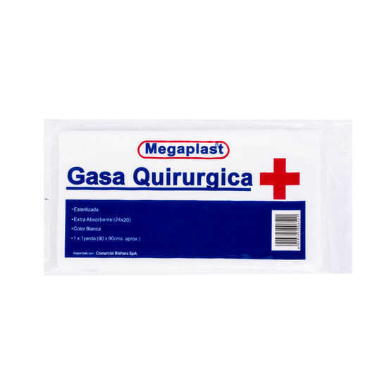 Megaplast Gasa Quirurgica 1 Yarda x1 Yarda x 1 Unidad, , large image number 0