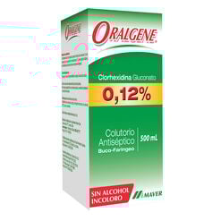 Enjuague Bucal Oralgene 0.12% Clorhexidina Gluconato 500 mL