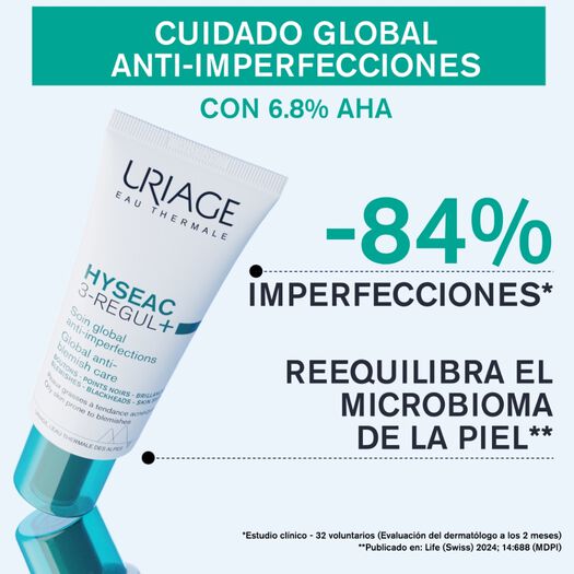 Crema Anti-Imperfecciones Hyséac 3-Regul+ 40ml Uriage, , large image number 2