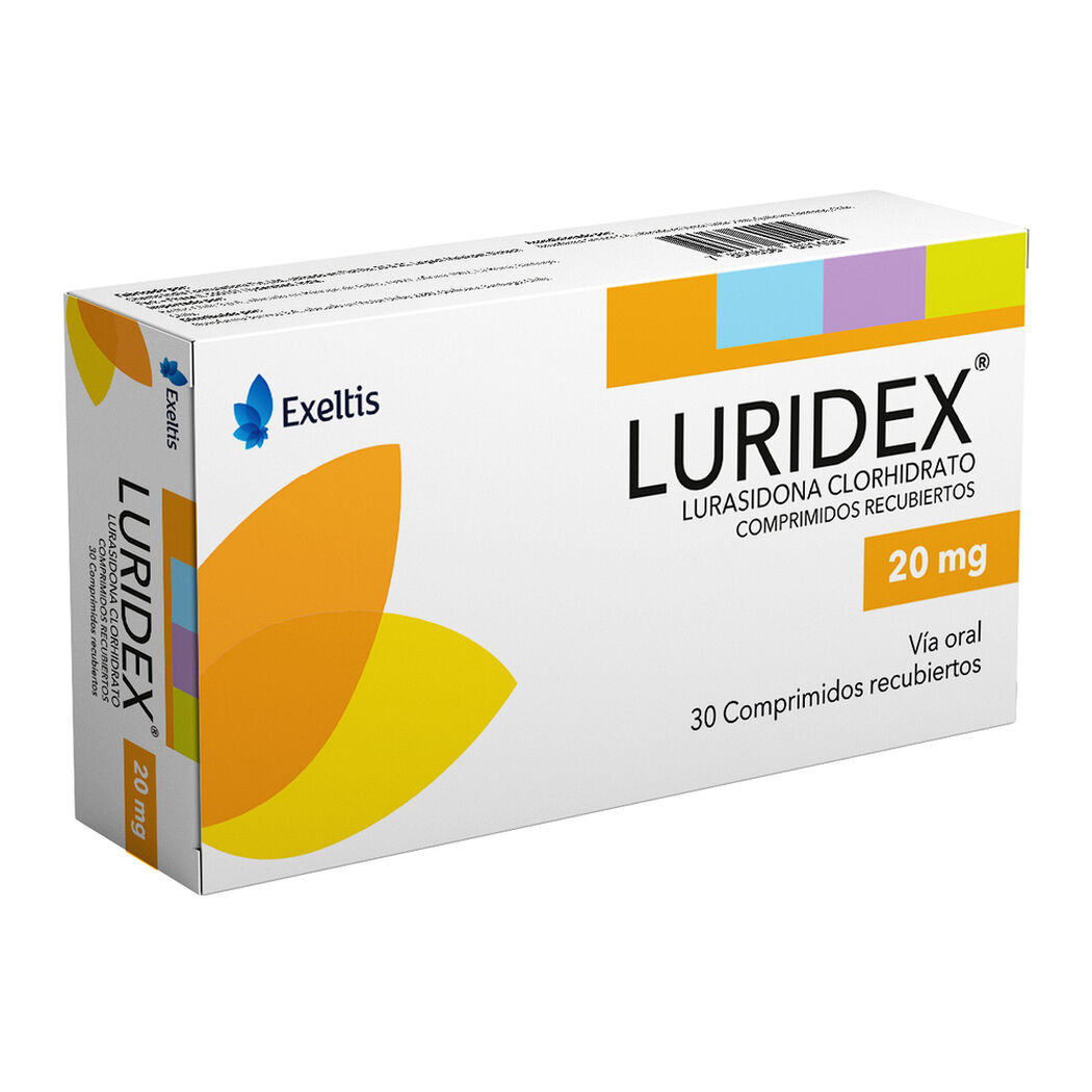 Luridex 20 mg x 30 Comprimidos Recubiertos, , large image number 0