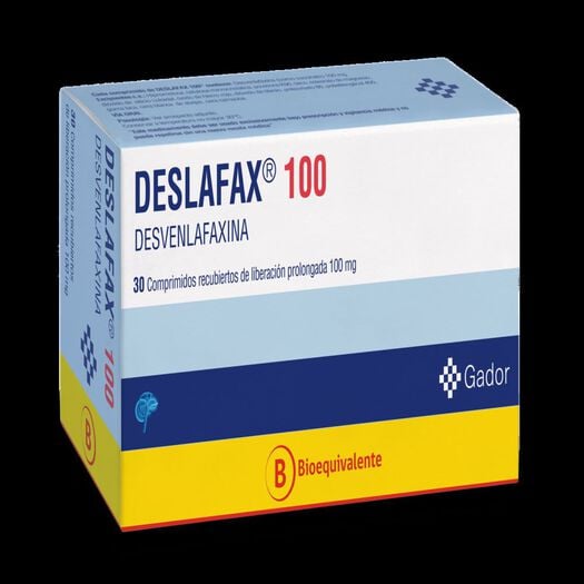 Deslafax 100 mg x 30 Comprimidos Recubiertos de Liberación Prolongada, , large image number 0