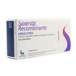 Saxenda 6 mg/mL x 3 Jeringa Prellenada Solucion Inyectable