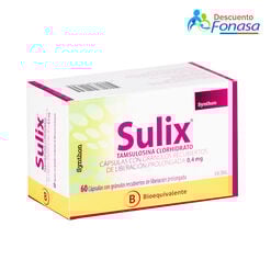 Sulix 0.4 mg x 60 Cápsulas con Gránulos de Liberación Prolongada