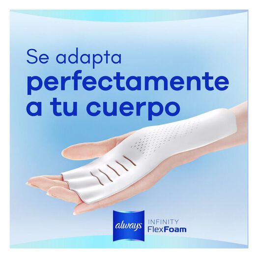 Toalla Higiénica Always Infinity Flex Foam Regular con Alas Día 18 un, , large image number 1