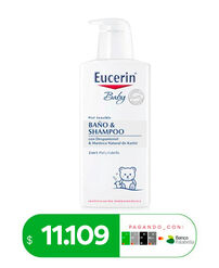 Jabón y Shampoo Eucerin Baby 400 mL