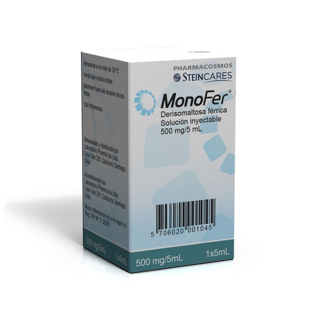 Monofer Soluci&oacute;n Inyectable 500Mg/5Ml 1 Ampolla, , large image number 0