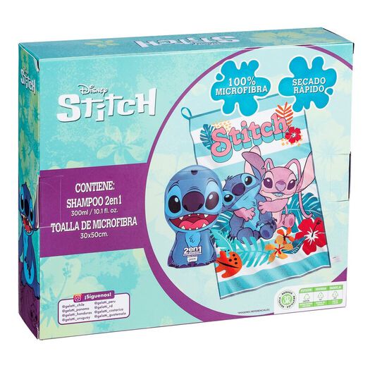 Set Gelatti Kids de Baño Shampoo + Toalla Stitch, , large image number 2