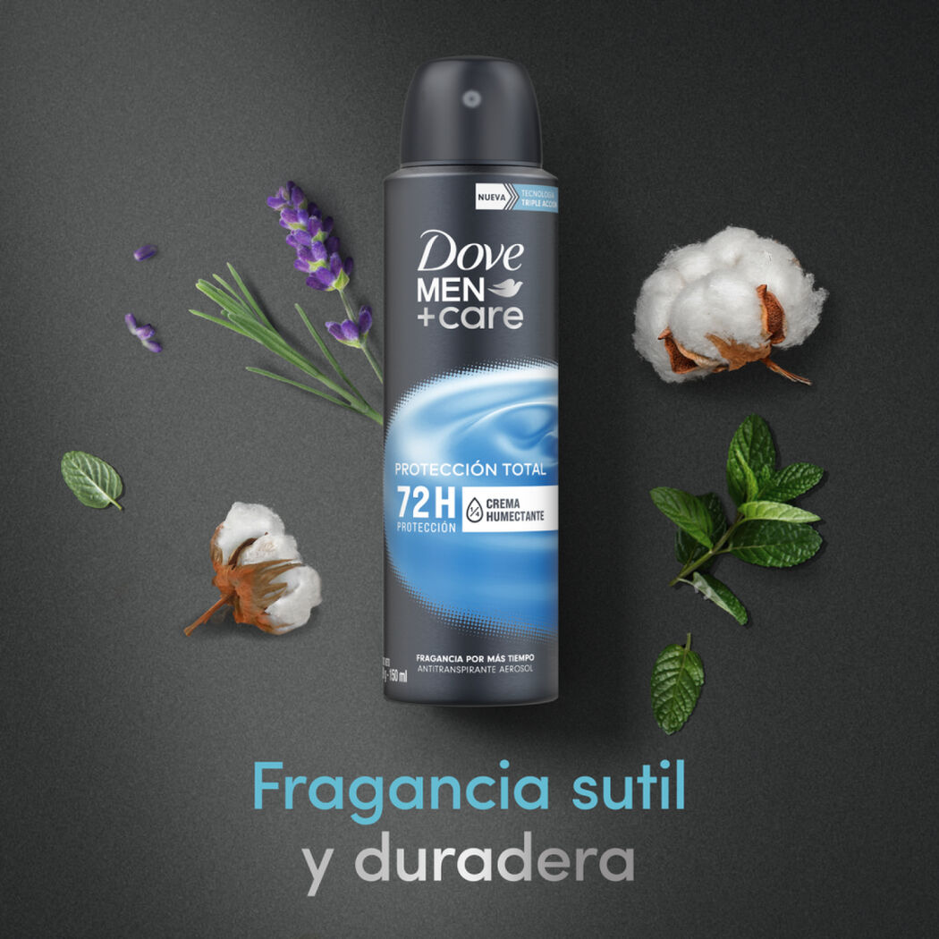 Desosdorante Dove Men Care Spray Protección Total 150 mL 2 un, , large image number 2