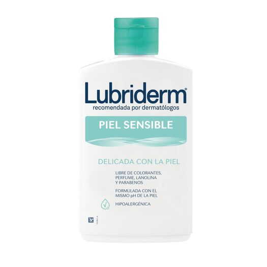  lubriderm® piel sensible x 400 ml, , large image number 1