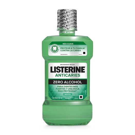 Enjuage Bucal Listerine Anticarie sabor Menta 500ml, , large image number 1