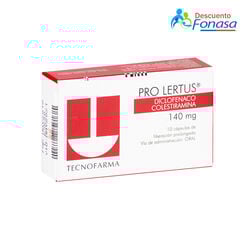 Pro Lertus 140 mg x 10 Cápsulas de Liberación Prolongada