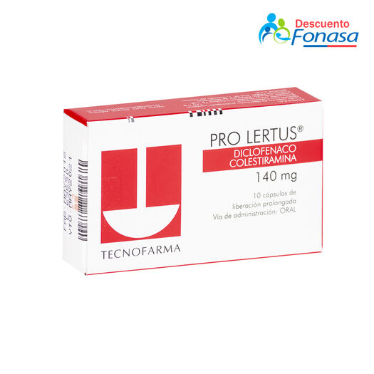 Pro Lertus 140 mg x 10 Cápsulas de Liberación Prolongada, , large image number 0