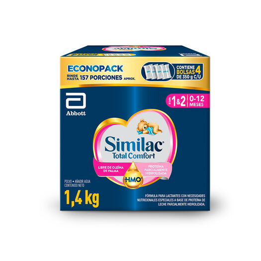 Fórmula Infantil Similac Total Comfort Etapa 1 y 2 1400 g, , large image number 1