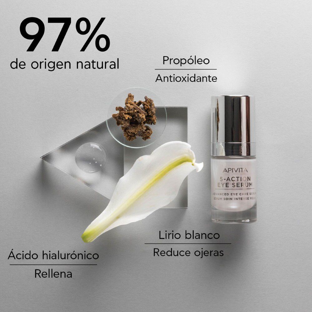 Apivita 5-Action Eye Serum | Contorno de ojos intensivo
