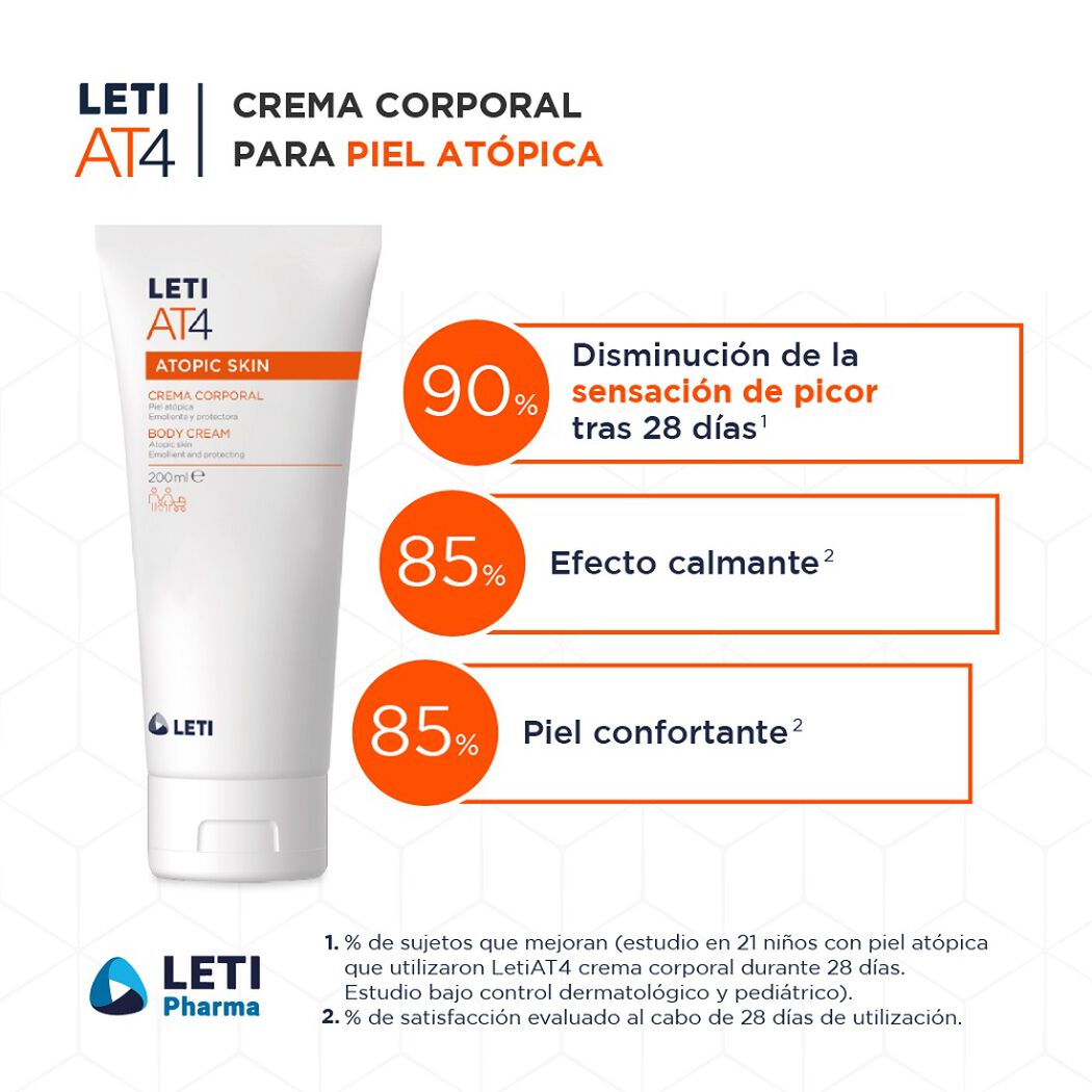 Leti At 4 Crema Corporal x 200 mL Crema Tópica, , large image number 2