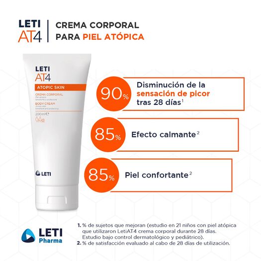 Leti At 4 Crema Corporal x 200 mL Crema Tópica, , large image number 2