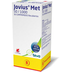 Jovius Met 50/1000 x 30 Comprimidos Recubiertos