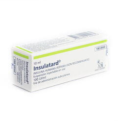 Insulina Insulatard HM 100 UI/mL Suspension Inyectable x 1 Unidad