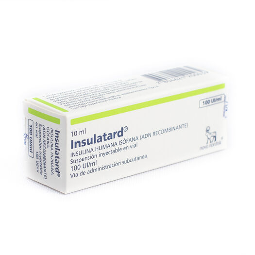 Insulina Insulatard HM 100 UI/mL Suspension Inyectable x 1 Unidad, , large image number 0
